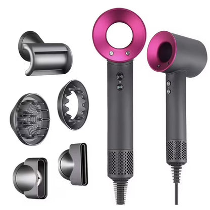 Secador de Pelo Iónico Supersónico 1600W con Accesorios Profesionales 💨✨
