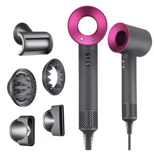 Secador de Pelo Iónico Supersónico 1600W con Accesorios Profesionales 💨✨