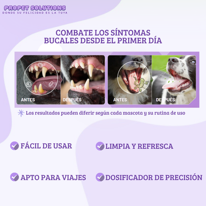 Oral Pet Spray Bucal Limpiador Mascotas