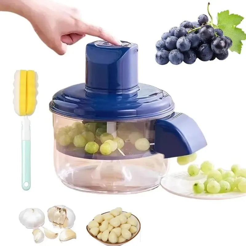 PeelPro pelador eléctrico de uvas y ajos con escobilla de limpieza
