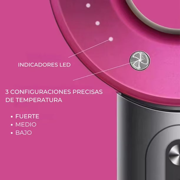 Secador de Pelo Iónico Supersónico 1600W con Accesorios Profesionales 💨✨