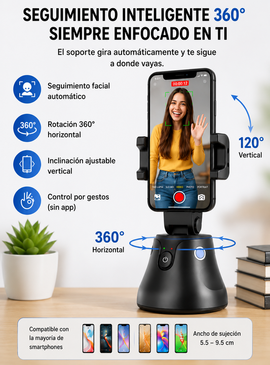 Soporte seguimiento automatico celular