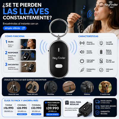 KeyFinder Pro™ | Localizador Inteligente de Llaves