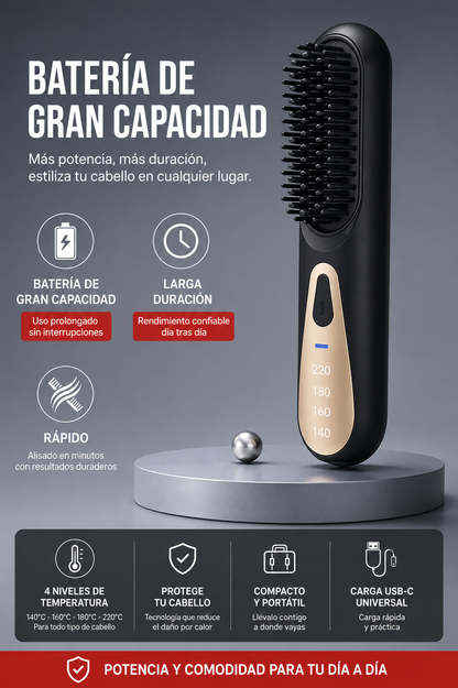 Cepillo Alisador Recargable Variedades