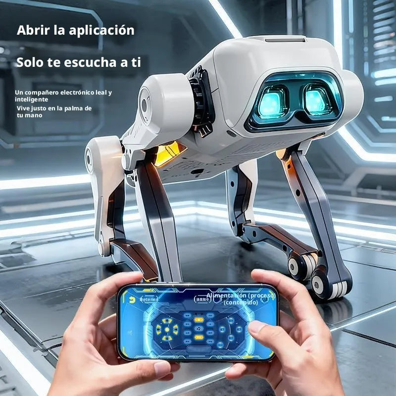 Perro Robot Inteligente con IA Control por Voz y Control Remoto