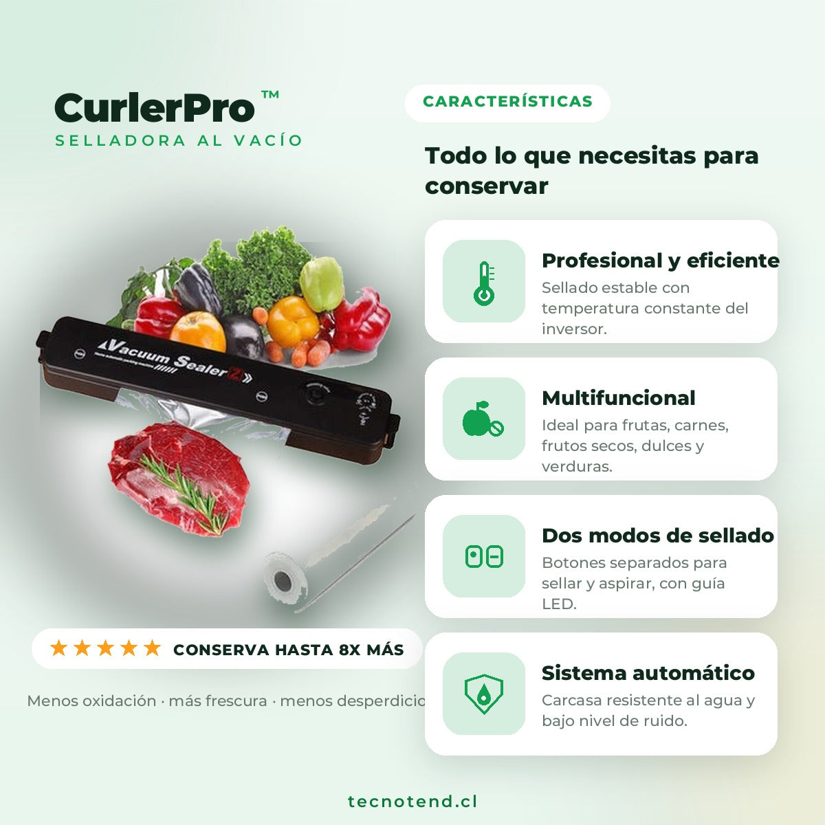Selladora al Vacío para Alimentos