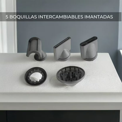 Secador de Pelo Iónico Supersónico 1600W con Accesorios Profesionales 💨✨