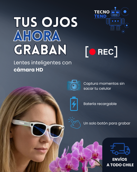 Lentes Inteligentes con IA y Cámara Integrada 🕶️🤖
